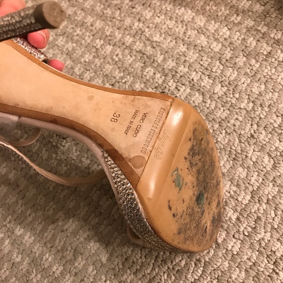 $1595 Nicholas Kirkwood Swirly Sandals Crystal 8 - Picture 8 of 9